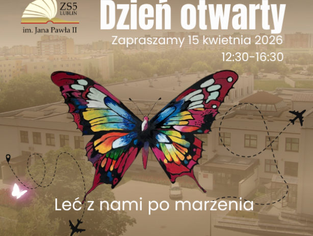 plakat zapraszajacy na dzień otwarty