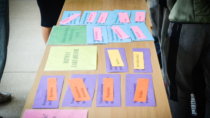 Zajęcia warsztatowe w czasie Dnia Otwartego w ZSTK Lublin