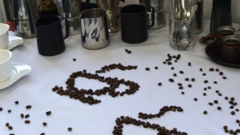 dekoracja na dzień kawy