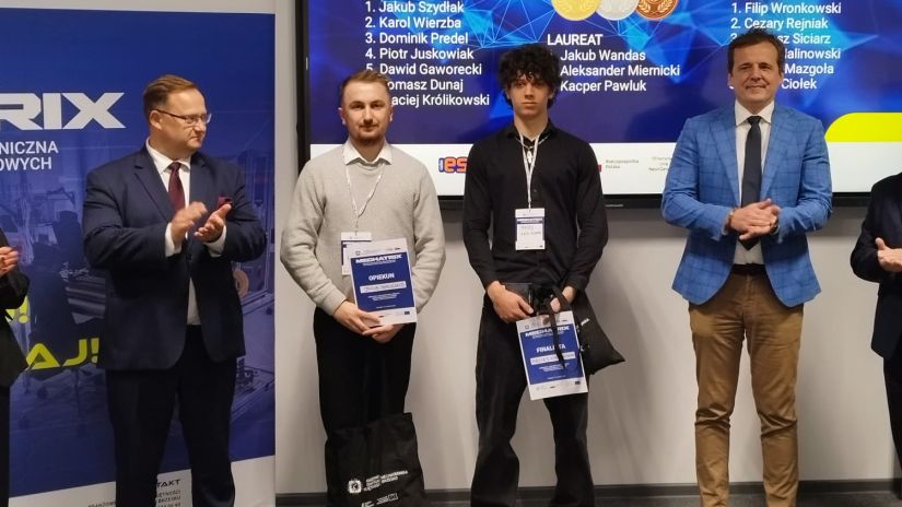 Wręczenie finaliście nagród: Ogólnopolska Olimpiada Mechatrix