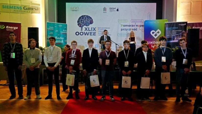 Laureaci i finaliści: Olimpiada Wiedzy Elektrycznej i Elektronicznej.