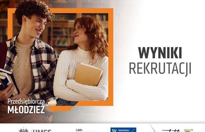 plakat reklamowy projektu #PrzedsiębiorczaMłodzież