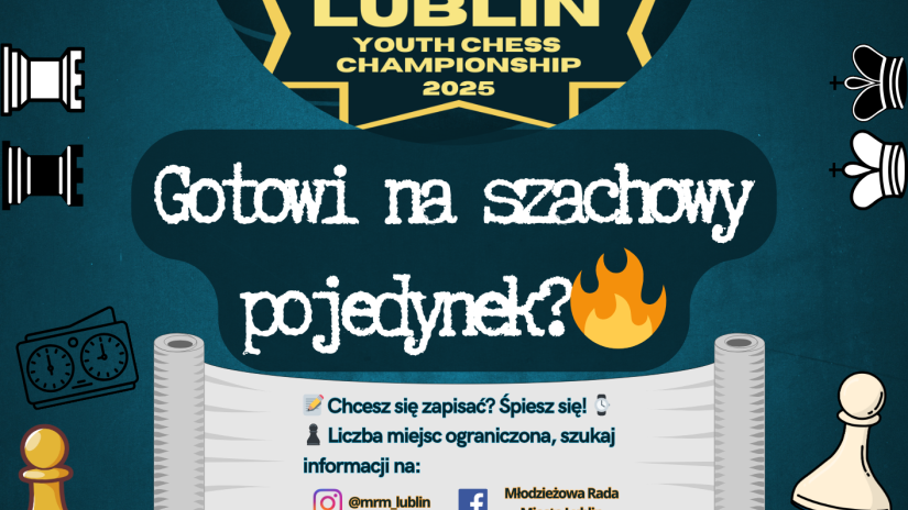 plakat turnieju szachowego