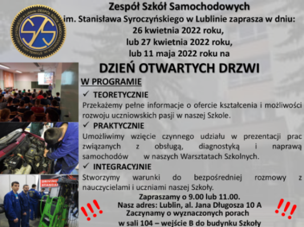 plakat - dni otwarte 2022